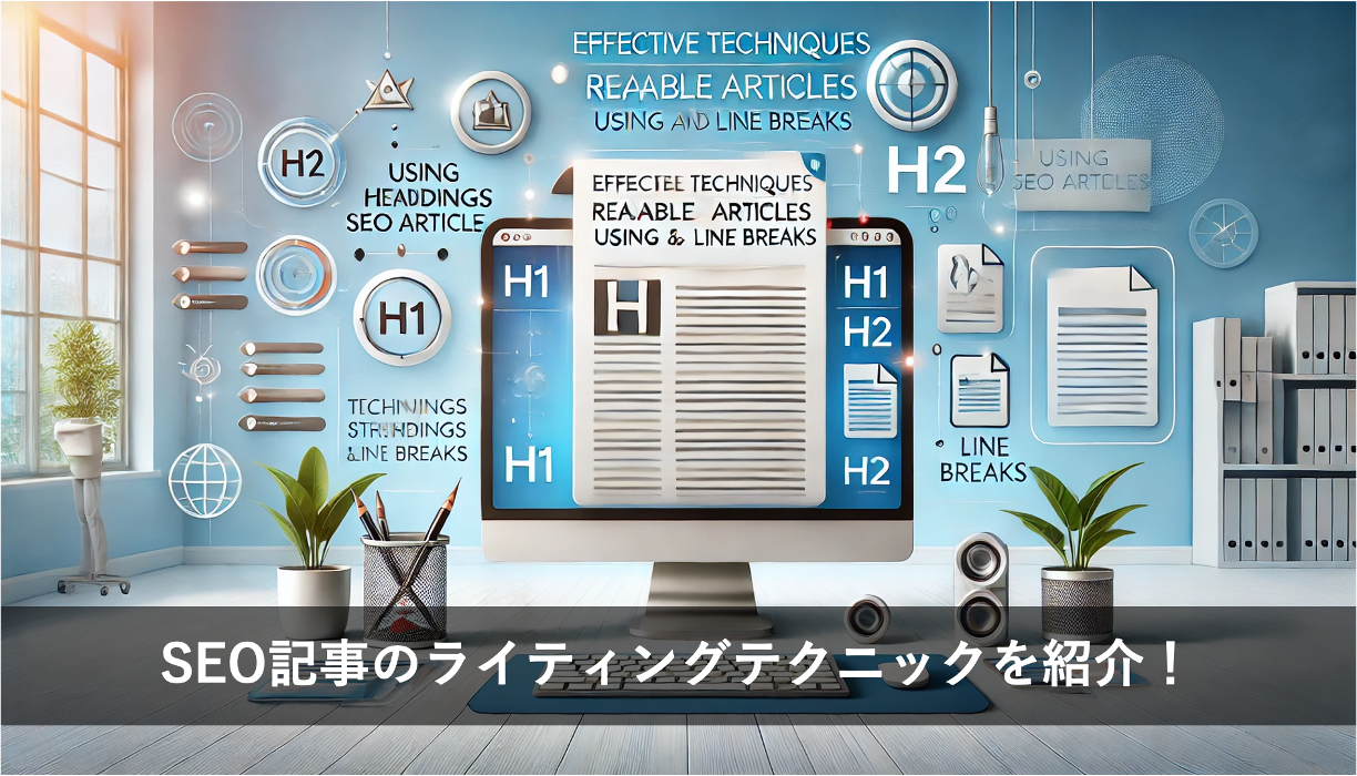 SEO記事のライティングテクニックを紹介!